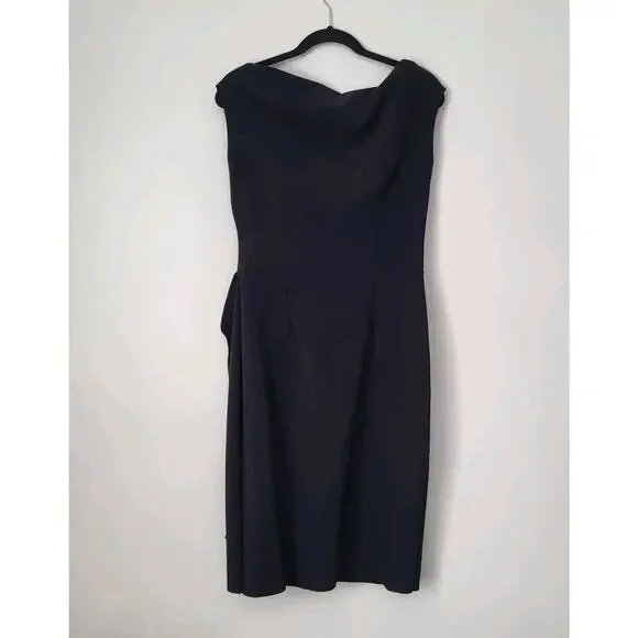 CHIARA BONI La Petite Robe MELANIA OFF THE SHOULDER CUT OUT DRESS Black … - Picture 14 of 16